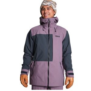 Trew Gear Men’s Jefferson Ski Jacket - Black Plum